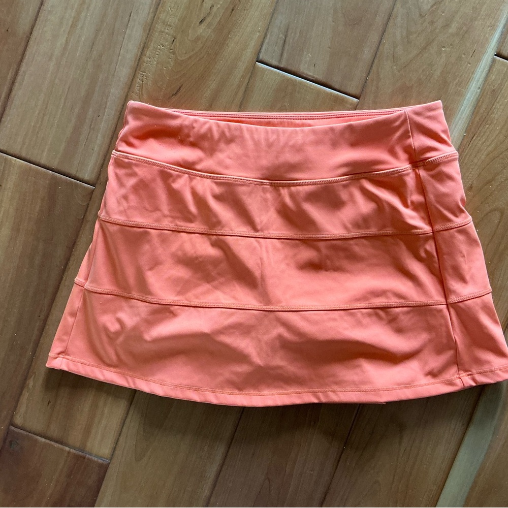 MEIVSO Orange athletic tennis skirt size M new without tags